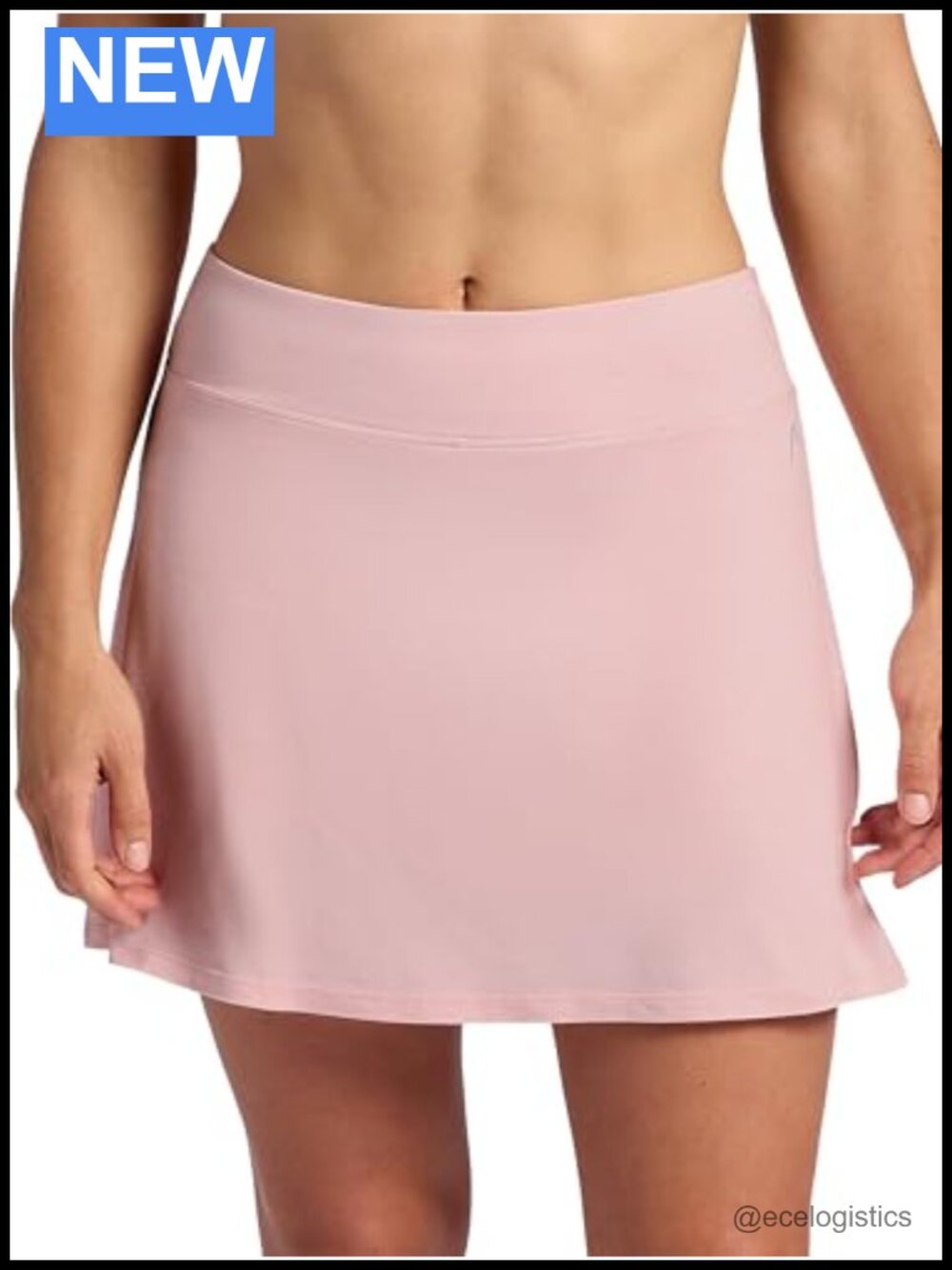 HEAD Women's Swing Stripe Skort Built-in Compression Shorts Pockets